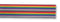 3M 3302/24 Ribbon Cable Colour Coded Flat Per M 24 Core 28 AWG Multi-coloured