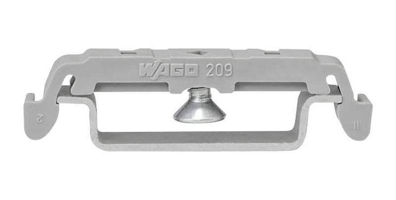 Wago 0209-0123 Mounting Foot W/ Screw GRY DIN-35 Rail