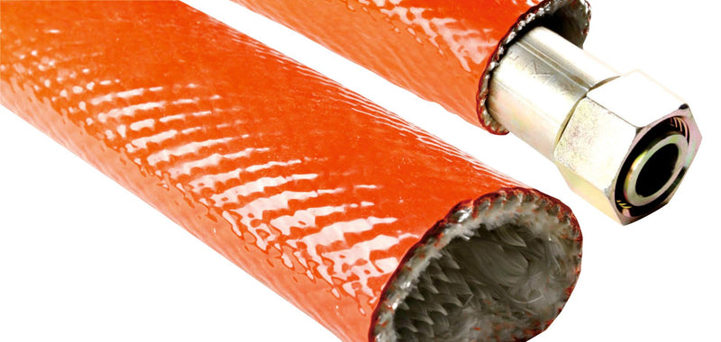 Multicomp PRO PP001432 Sleeving Fire-proof Fibreglass / Silicone Red 20 mm 25 m 82 ft