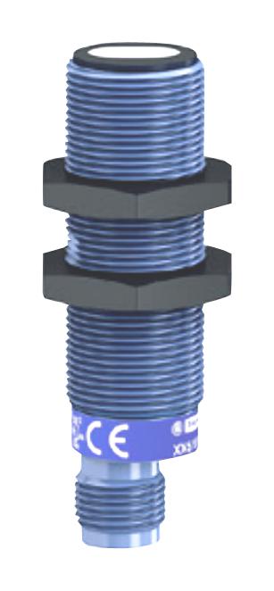 Telemecanique Sensors XXS18P1PM12 Ultrasonic Sensor OsiSense� M18 Angled Plastic 1 m PNP-NO/NC Output 24 Vdc M12 Connector