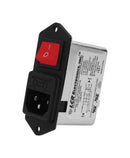 Astrodyne TDI 082M.01001.00-RSI Filtered IEC Module C14 10A QC