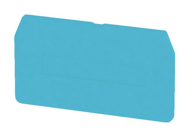 Weidmuller 1632100000 END and Seperation Plate Wemid Blue