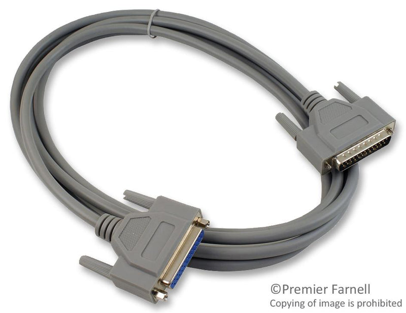 Multicomp MC004150 Computer Cable DB25 PLUG-RCPT 10FT