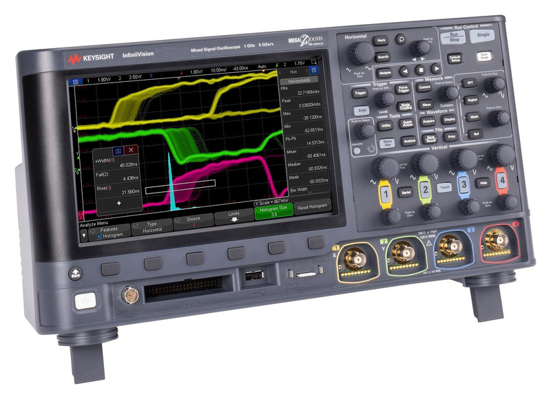 Keysight Technologies MSOX3024G Digital Oscilloscope Infiniivision 3000G X 4+16 Channel 200 MHz 5 Gsps 4 Mpts 1.75 ns