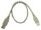 Multicomp MC002727 USB Cable Type A Plug 500 mm 19.7 " 2.0 Grey