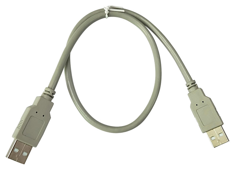Multicomp MC002727 USB Cable Type A Plug 500 mm 19.7 " 2.0 Grey