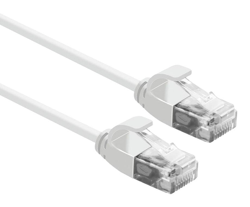 Roline 21.15.0981 Ethernet Cable Cat6a 1 m 3.28 ft RJ45 Plug to White