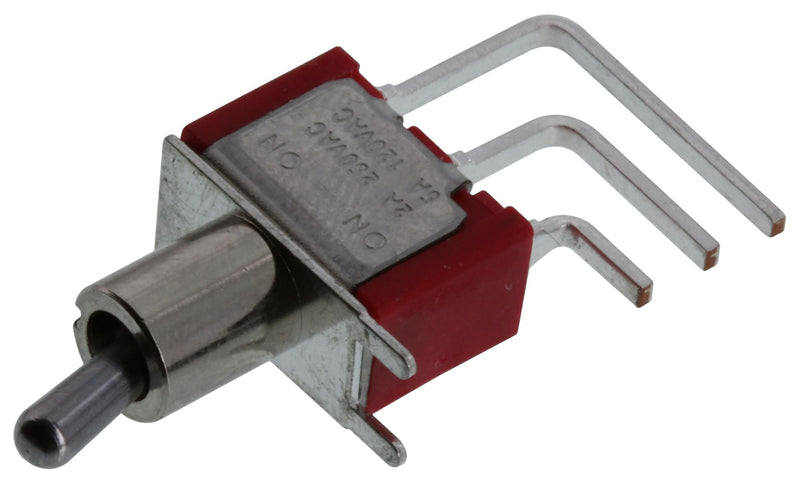 E-SWITCH 100SP1T2B4M7QE 100SP1T2B4M7QE Toggle Switch Spdt 5A 120VAC PCB