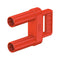 Staubli 66.9171-22 Banana Test Connector Plug 32 A 1 kV Nickel Plated Contacts Red