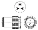 Amphenol Aerospace TVM06DS-23L-2T Circular Conn Plug 23L-2 3POS