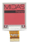 Midas MDE0154A152152RBW Display E-Paper Reflective 1.54" 152x152Pixels Black/Red on White 3.3V SPI 37.32mmx31.8mm