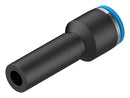 Festo 153043 Pneumatic Fitting Push-In Straight Connector 14 bar 10 mm PBT (Polybutylene Terephthalate)