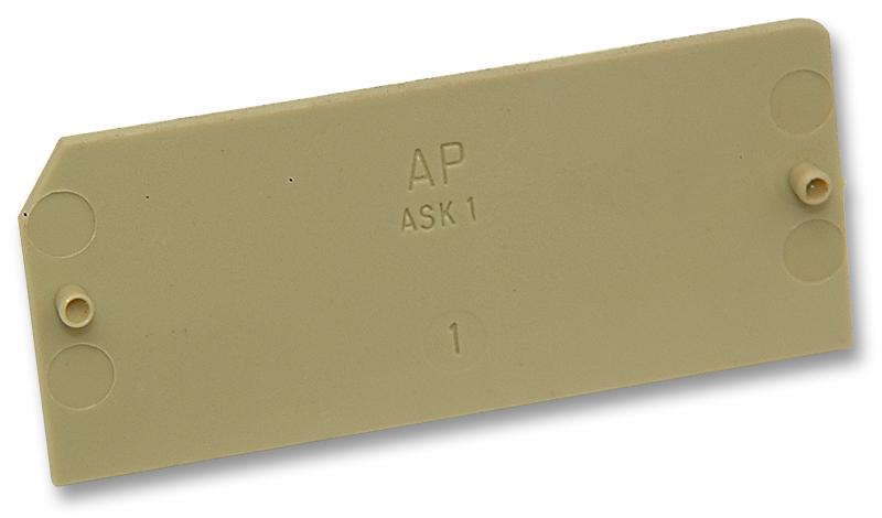 Weidmuller 038036 AP 038036 AP End Cover for Use With SAK Series Terminal Blocks