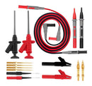 Multicomp PRO MP770733 MP770733 Test Lead Kit 2 Pieces of Leads Crocodile Clips 12 Ends &amp; Tips