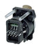 Neutrik NE8FBV-C5-LED1 Modular Connector RJ45 Jack 1 x (Port) 8P8C Cat5e Through Hole Mount