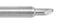 Pace 1130-0032-P1 Soldering Iron Tip Mini Wave Standard 3.05 mm Width Accudrive Blue Series