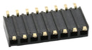 Multicomp PRO 2212BR-08G-SM-TR PCB Receptacle Board-to-Board 2.54 mm 1 Rows 8 Contacts Surface Mount Right Angle