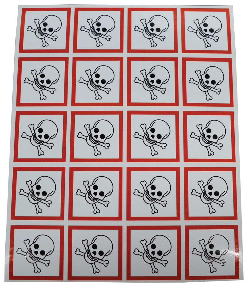 Multicomp PRO MP001261 Label Self Adhesive 40 mm Vinyl Toxic