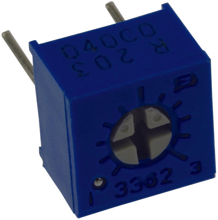 Bourns 3362R-1-203LF Trimmer Potentiometer 20KOHM 1TURN Through Hole