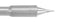 Pace 1131-0002-P1 Soldering Iron Tip Conical Sharp 0.4 mm Width Accudrive Blue Series