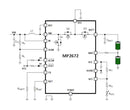 Monolithic Power Systems (MPS) MP2672GD-0000-P MP2672GD-0000-P Battery Charger Dual Cell of Li-Ion Li-Pol 5 V Input 9 V/2 A Charge QFN-18