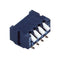 Nidec Copal Electronics CFP-0402TB DIP / SIP Switch 4 Circuits Piano Key Surface Mount 4PST-NO 6 V 100 mA