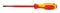Knipex 98 20 65 SL Screwdriver Slotted Insulated Slim 6.5 mm Tip 262 Overall Length