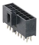 Molex 105310-1216 Wire-To-Board Connector 2.5 mm 16 Contacts Header Nano-Fit 105310 Series Through Hole 2 Rows