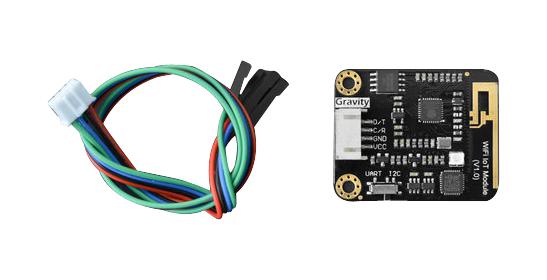 Dfrobot TEL0126 TEL0126 Development Kit Wifi IoT Module I2C/UART IEEE802.11b/g/n 2.4 GHz 3.3 V to 5