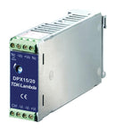 TDK-LAMBDA DPX-15-24WD-15 Isolated DIN Rail Mount DC/DC Converter ITE 4:1 15 W 2 Output V 500 mA