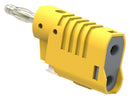 Tenma 72-13728 Banana Test Connector Plug Cable Mount 36 A 70 VDC Yellow