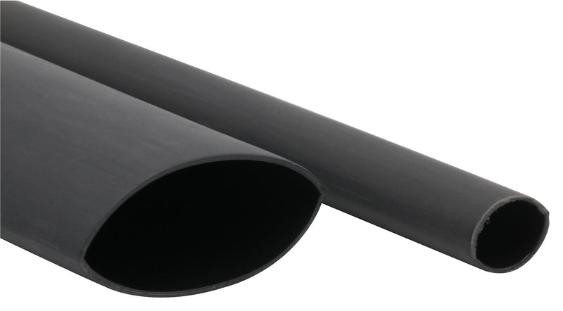 PRO Power PP001863 Adhesive Lined Heat Shrink Tubing Black PO (Polyolefin) 3:1 10.2 mm 3 1.22 m