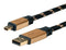 Roline 11.02.8823 USB Cable Type A Plug Mini B 3 m 9.8 ft 2.0 Black