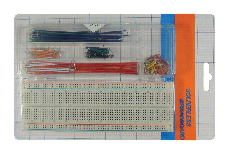 MCM 21-19080 Prototyping Kit Breadboard 166 mm x 55 8.5 630 - 200 Tie Point