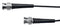 Schutzinger KO 88-58 / 200 SW Test Lead BNC Plug Black 2 m