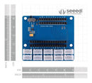 Seeed Studio 103020252 Shield&nbsp;Board 3.3 / 5V Wio Lite-W600 Lite-MG126 SAMD21 Based Feather Board