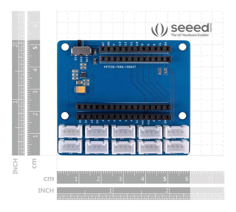 Seeed Studio 103020252 Shield&nbsp;Board 3.3 / 5V Wio Lite-W600 Lite-MG126 SAMD21 Based Feather Board