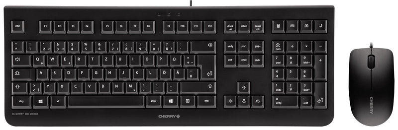 Cherry JD-0800EU-2 Keyboard W/ Mouse USB Black
