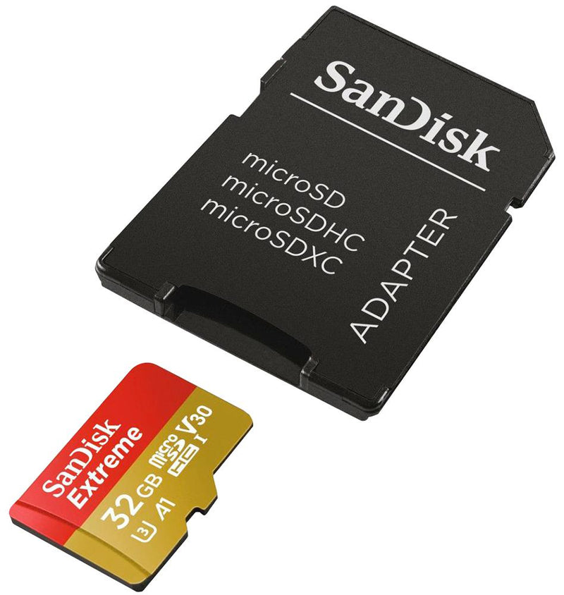 Sandisk SDSQXAF-032G-GN6MA SDSQXAF-032G-GN6MA Extreme Microsdhc Class 10 U3 V30 Memory Card 32GB 90MB/s 60MB/s