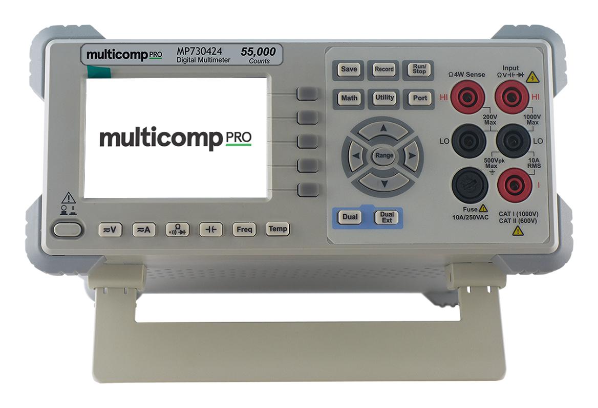 Multicomp PRO MP730424 EU-UK MP730424 EU-UK Bench Digital Multimeter 4. ...