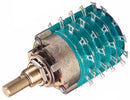 ELECTROSWITCH C4D0206N-A SWITCH, ROTARY, DP6T, 500mA, 125V