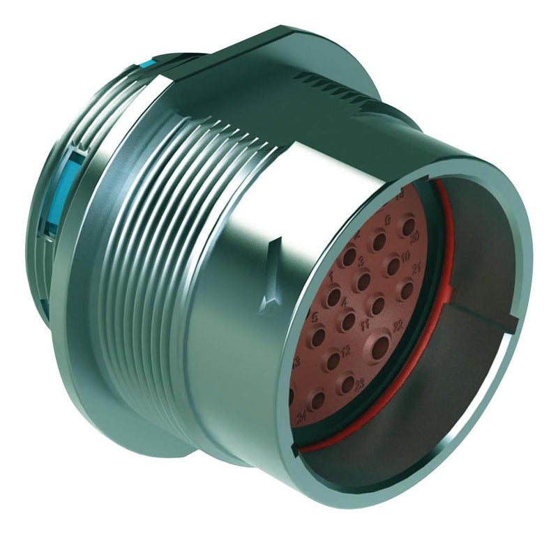 Amphenol SINE/TUCHEL AHDM04-24-27PR Circular Connector Rcpt 27POS Panel