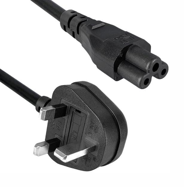 Qualtek Electronics 370021-01 370021-01 Power Cord BS 1363A PLUG-IEC C5 1.83M