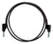 Mueller Electric BU-PB24-0 Banana Test Lead 4mm Stackable Plug 24 " 610 mm Black 15 A