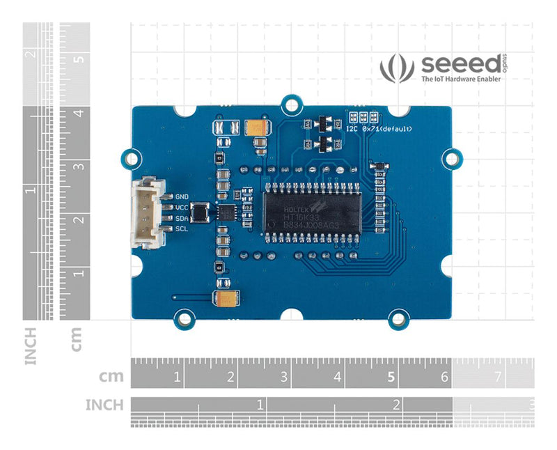 Seeed Studio 104020133 Alphanumeric Display Module 0.54 Inch Red Quad Arduino Board