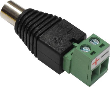 SECO-LARM CA151T Adapter DC JACK- Terminal Block