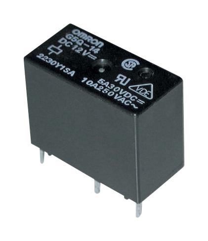 Omron Electronic Components G5Q-1A4-EU DC12 G5Q-1A4-EU DC12 Power Relay SPST-NO 12VDC 10A THT New
