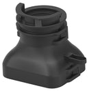 TE Connectivity 2357302-2 2357302-2 Backshell 180DEG PA6 Black