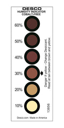 Desco 13856 Humidity Indicator Card 6 Spot 200/CAN