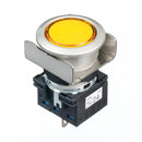 Idec LB6MP-1T04Y LED Panel Mount Indicator Yellow 24 V 18.2 mm IP65